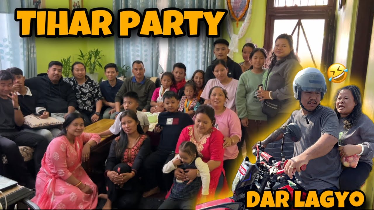 MAMA GANG TIHAR PARTY || MAMA RA MAIJU KO DIRT RIDE #adeep