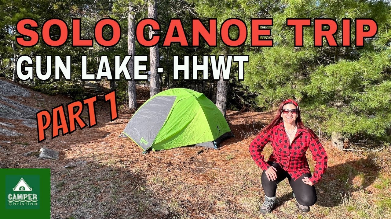 SOLO Canoe Trip - Gun Lake - HHWT - Part 1