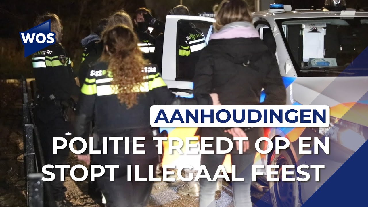 Politie stopt illegaal feest
