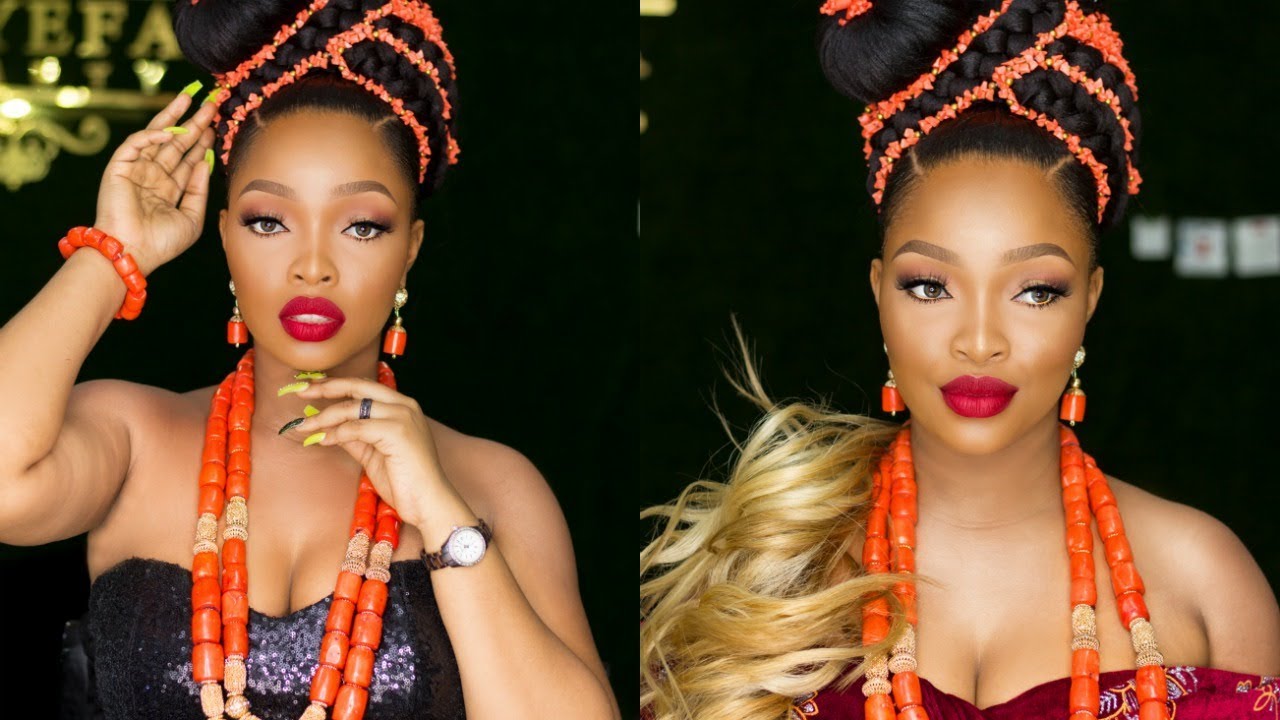 Nigerian Bridal Makeup Tutorial Look/Igbo Bridal Look