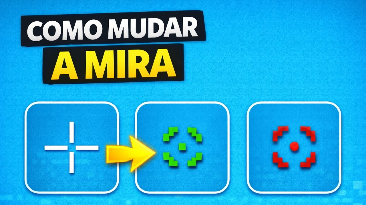 MUDE SUA MIRA NO MINECRAFT EM 2 minutos!