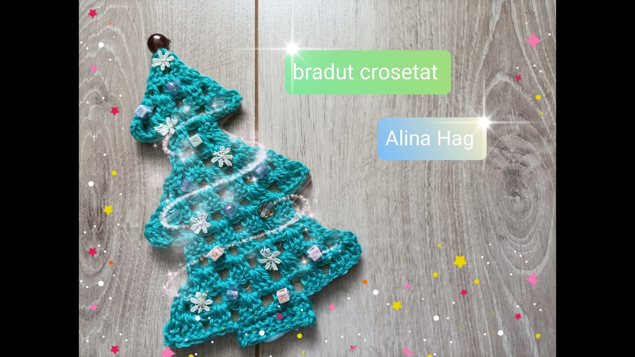 BRADUT crosetat - element de decor!
