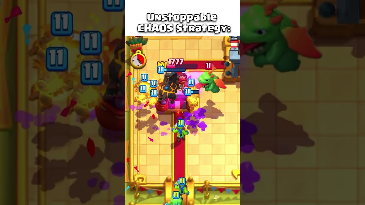 Непревзойденная стратегия в режиме ХАОС 🔥 #clashroyale #shorts