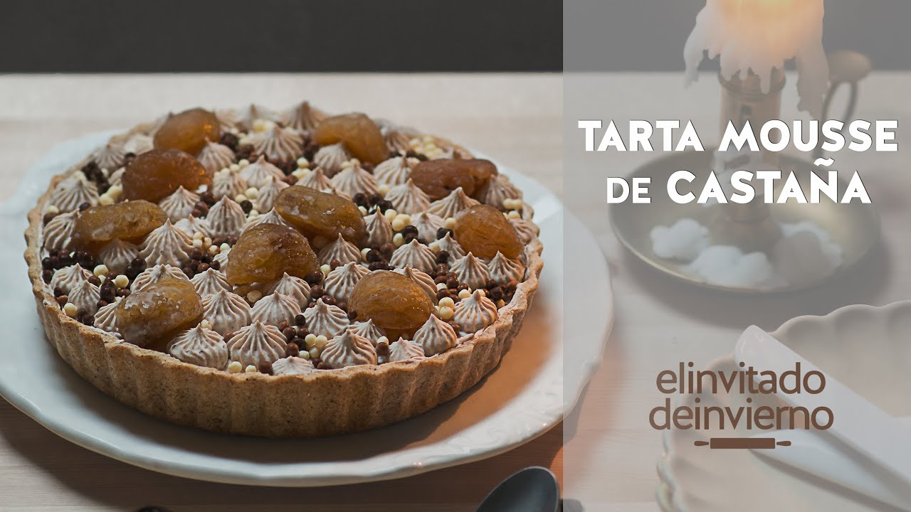 {Tarta mousse} de castaña