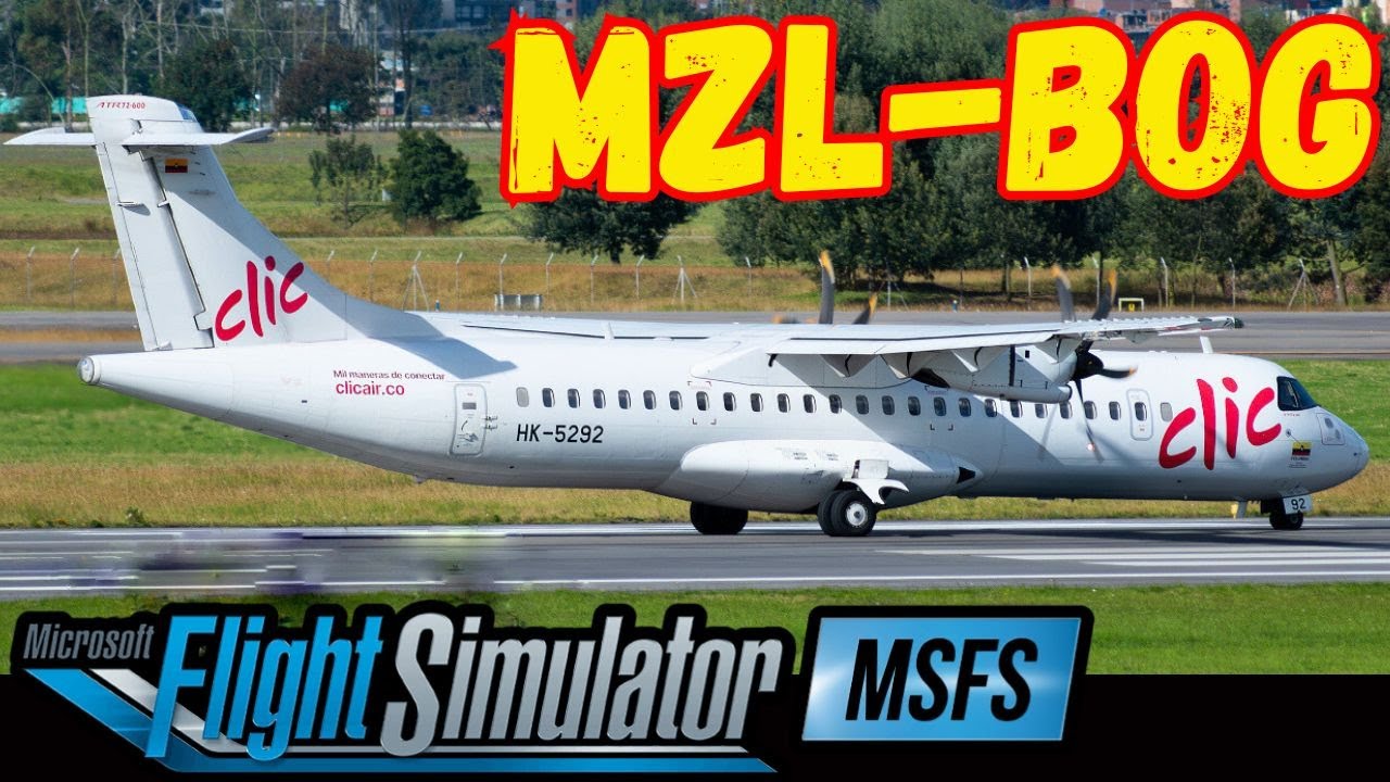 Piloteo Avi&oacute;n ATR 72-600 de Manizales a Bogot&aacute; |MSFS Colombia 