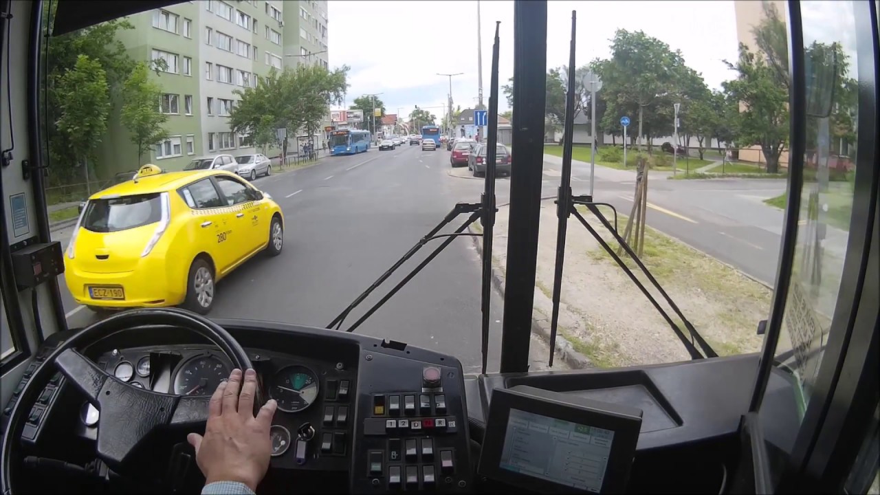 179-es Busz BKV. Ikarus IK412 (Cockpit View) Budapest.  2017.