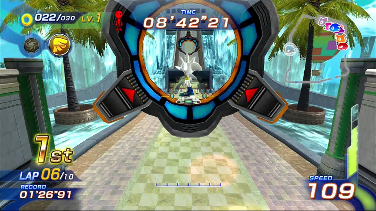 Sonic Free Riders: Dolphin Resort (Expert / Free Race) {10 Laps} [1080 HD]