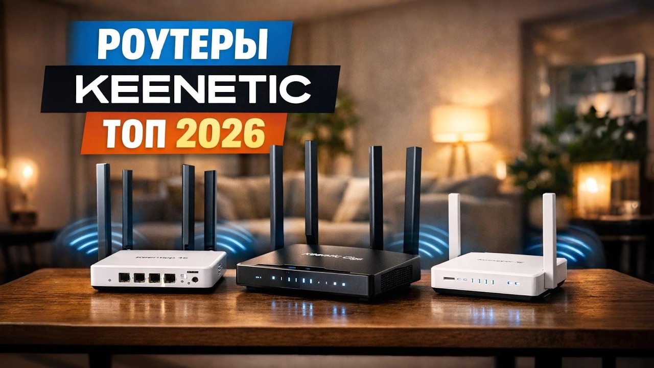 Лучшие роутеры Keenetic в 2026 году 🔥 Топ-5 моделей Wi-Fi 6 и 4G | Рейтинг маршрутизаторов, модемов!