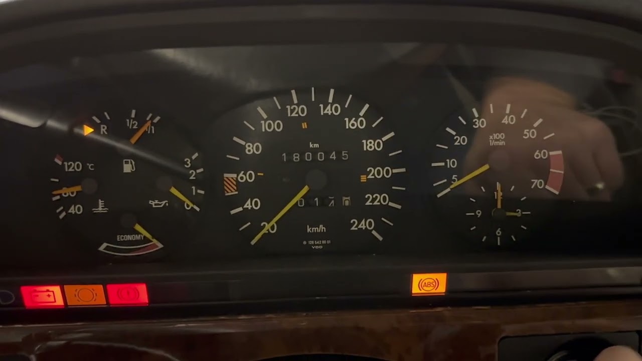 Idle Leerlauf 380 SE W126 in D, P and Start
