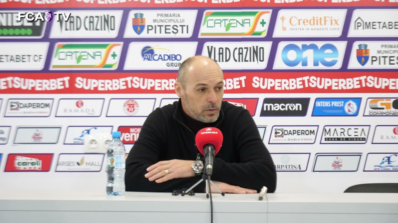 Declarații Bogdan Andone la finalul partidei FC Argeș - Farul (1-0)