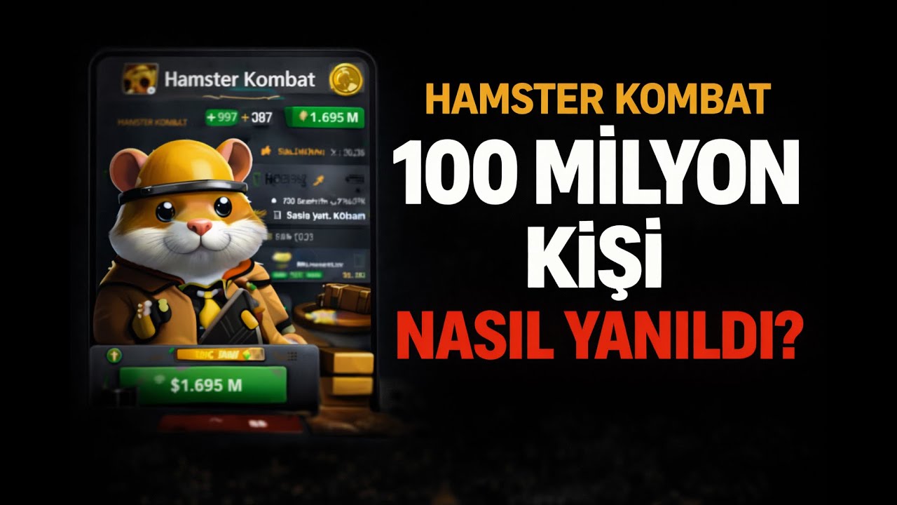 100 Milyon Kişi Aynı Hatayı Nasıl Yaptı? | Hamster Kombat nasıl &ouml;ld&uuml;! Kripto Paralarda Devrim &Ccedil;&ouml;p&uuml;!
