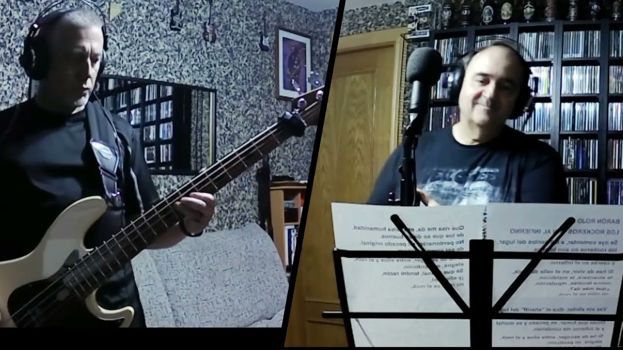 Los Rockeros Van al Infierno Cover-Bass Voz