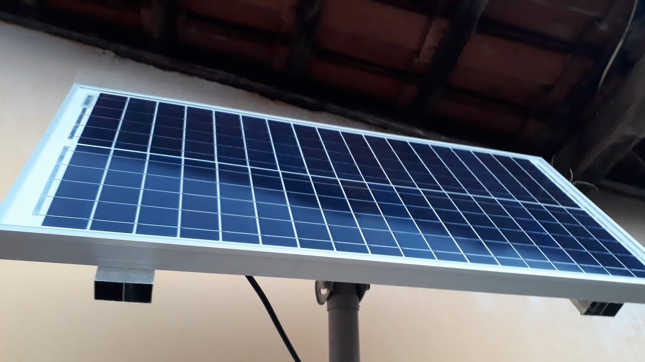 Mini Sistema de Energia Solar, Painel 30W Kript, Bateria 9a, iluminação e internet.