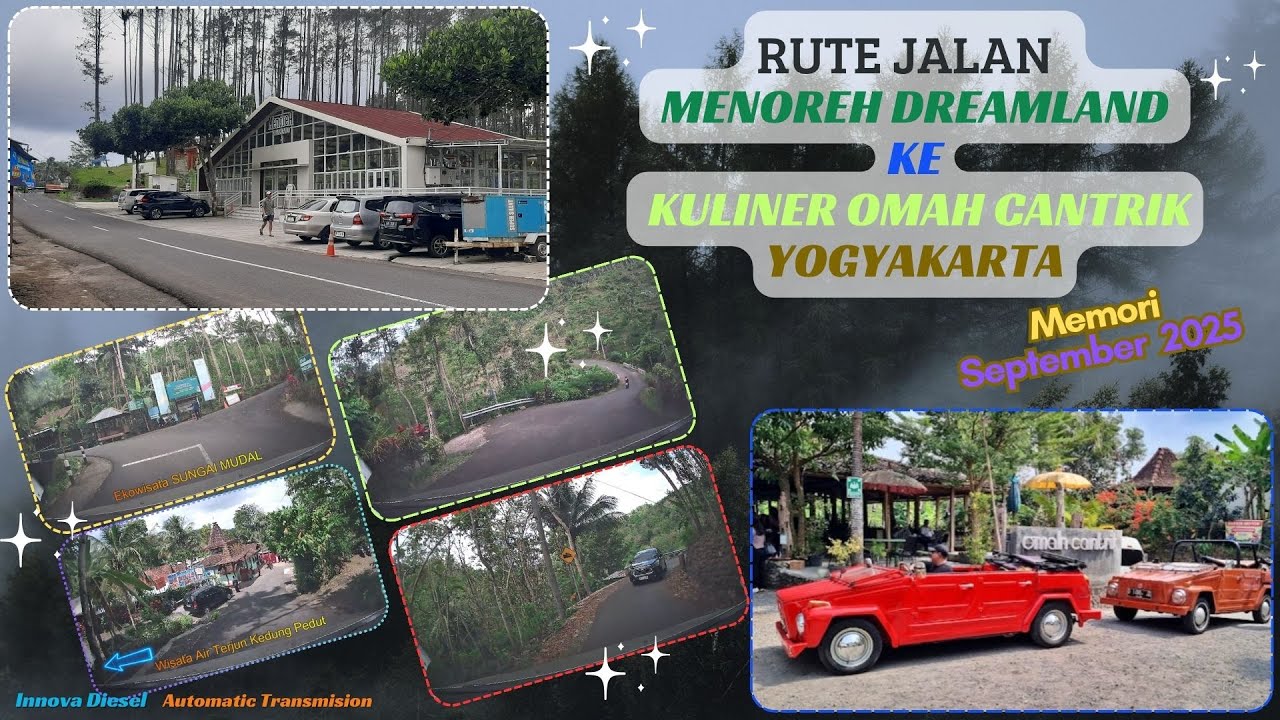 Rute Kuliner Omah Cantrik dari arah Menoreh Dream land via Turunan Air Terjun Kedung Pedut