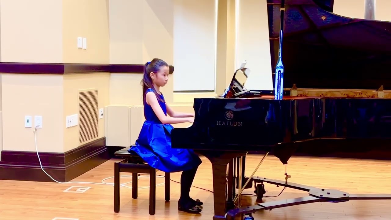 Mar.1,2026. Recital. Aceline (10Y). Invention No.14 by JS Bach. Sonata No.16 K545 by Mozart（RCM L8).
