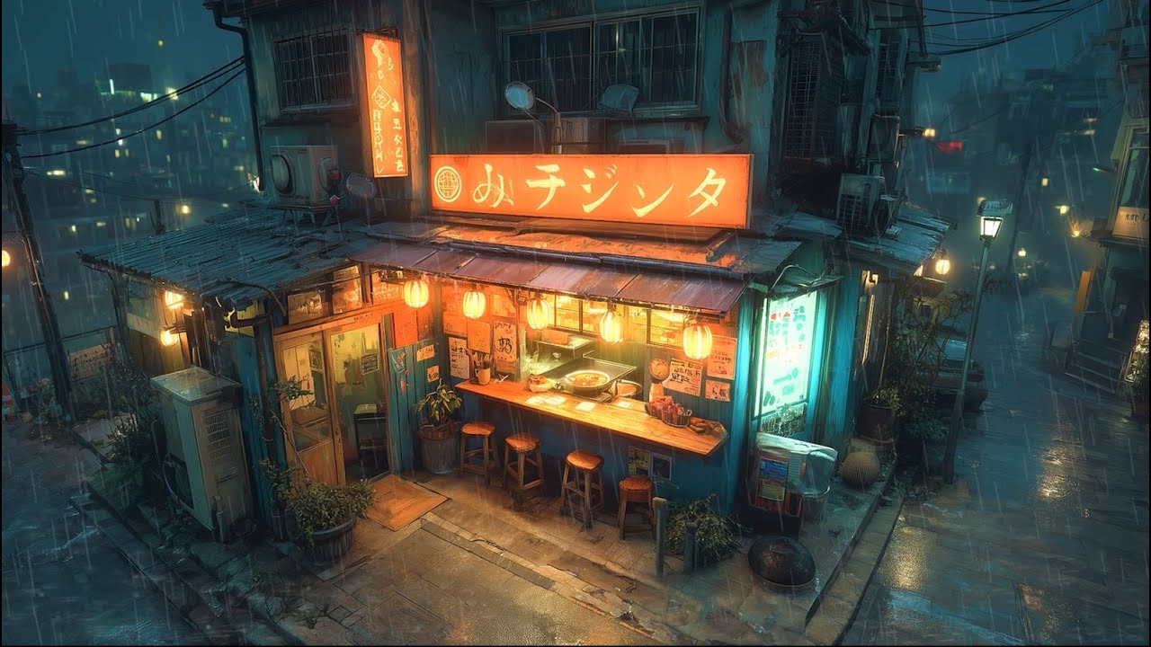 Nostalgic Streets of Shibuya 🌧️ Chill Lofi Hip Hop Music and Study Vibes 🎵