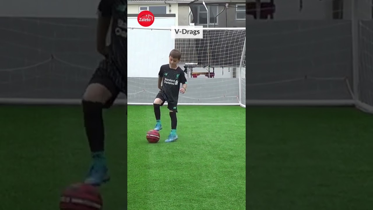 Football skills for children to learn and practice #soccerskills #soccerdrills