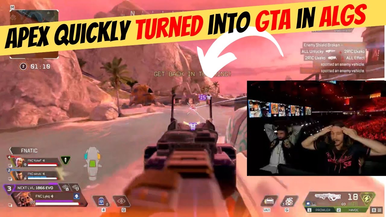 Fnatic CHASING Aurora Has to be the CRAZIEST Moment of Playoffs FINALS (Apex Legends)