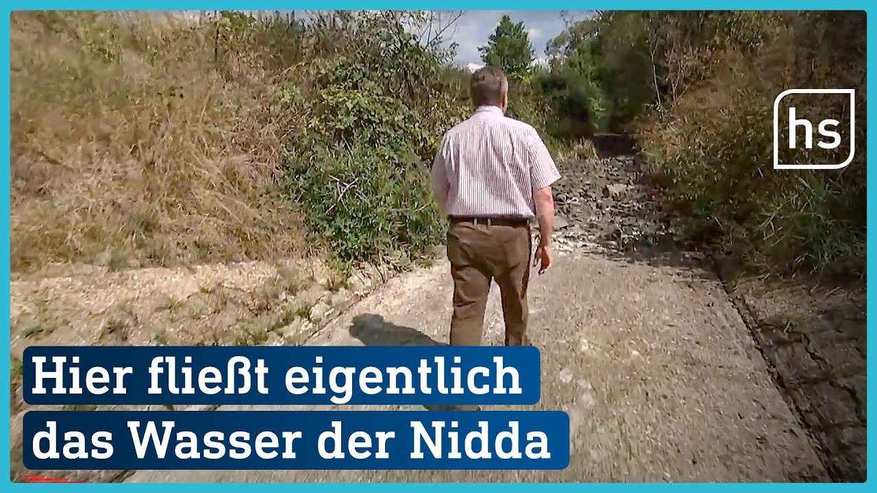 Nidda bei Schotten ausgetrocknet | hessenschau