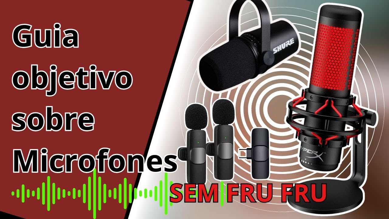 Um pouco de verdades sobre microfones para criar conteúdo #microfone #hyper #microphone