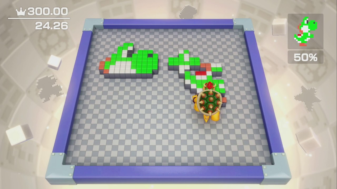 Stage 3:Yoshi ~ Puzzle Hustle ~ Toad's Rec Room - Super Mario Party (Switch) - No Commentary 1bl
