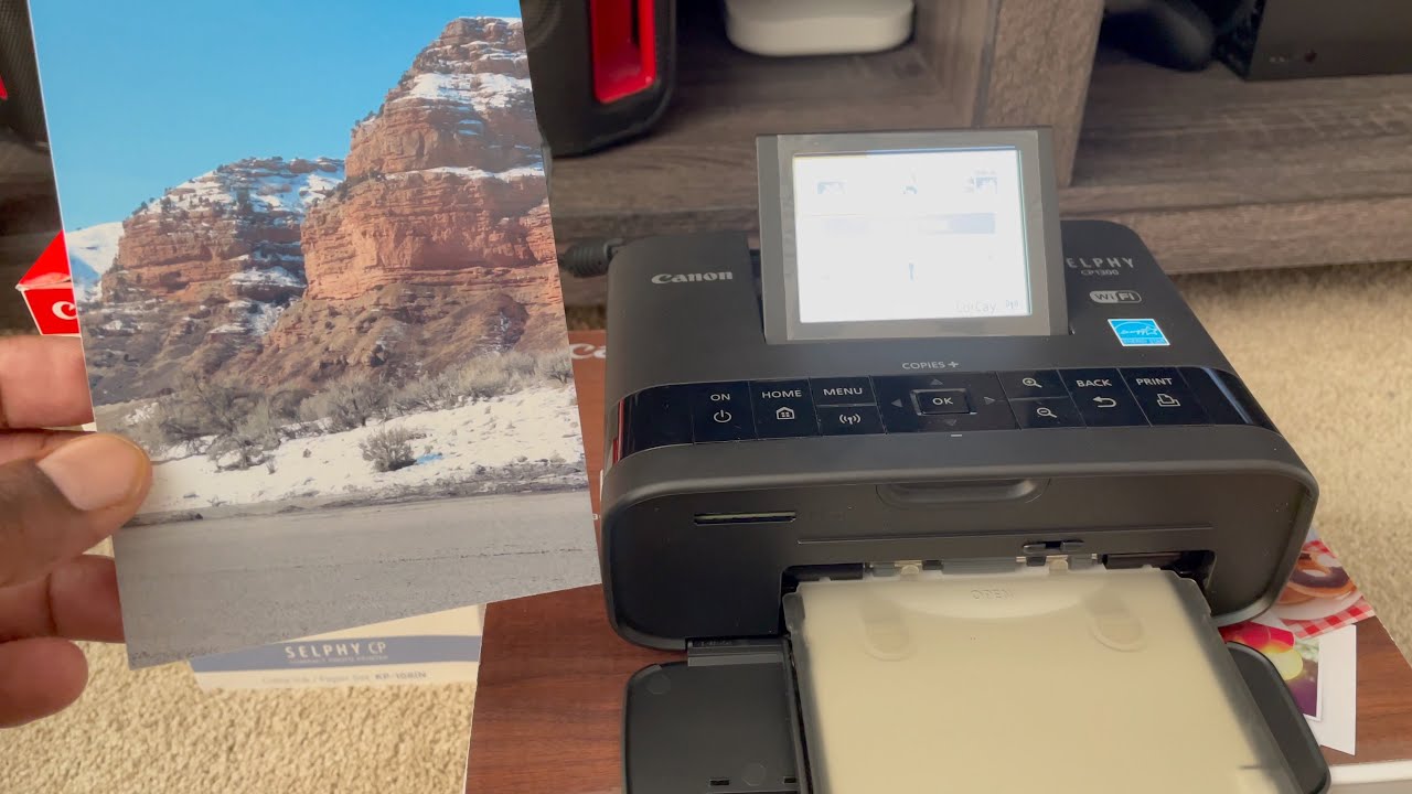 Canon Selphy CP1300 Wireless WIFI Apple AirPrint Printer | Scrapbooking