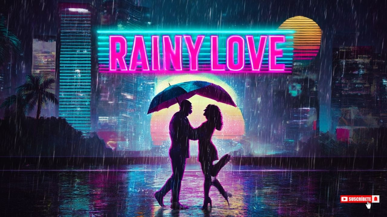 Rainy Love — Synthwave Latin 80s Dance Track | Neon Night Romance | Eurodance Vibes