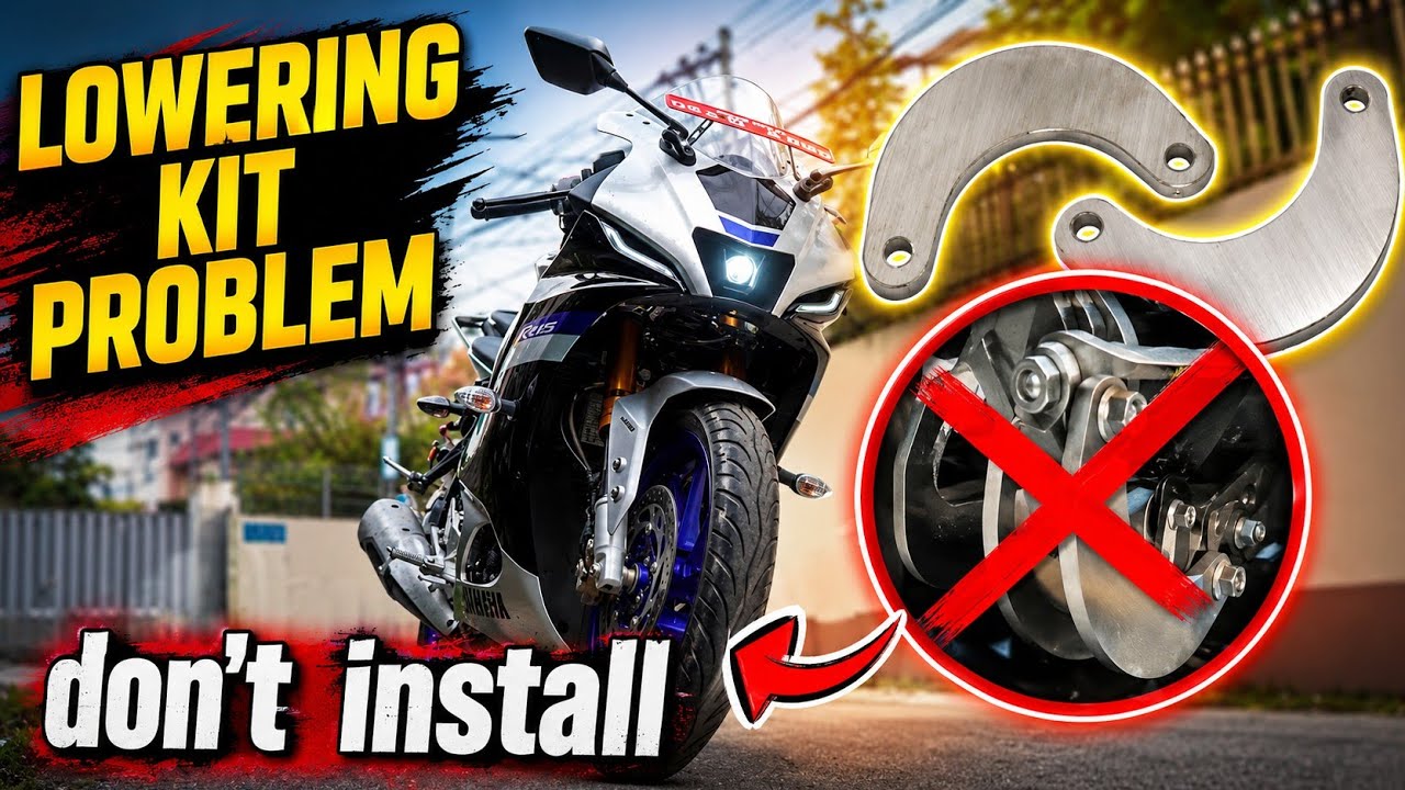Do not install Lowering kit in Yamaha R15M 🔥Lowering Kit Problem | भूल से भी मत लगाना