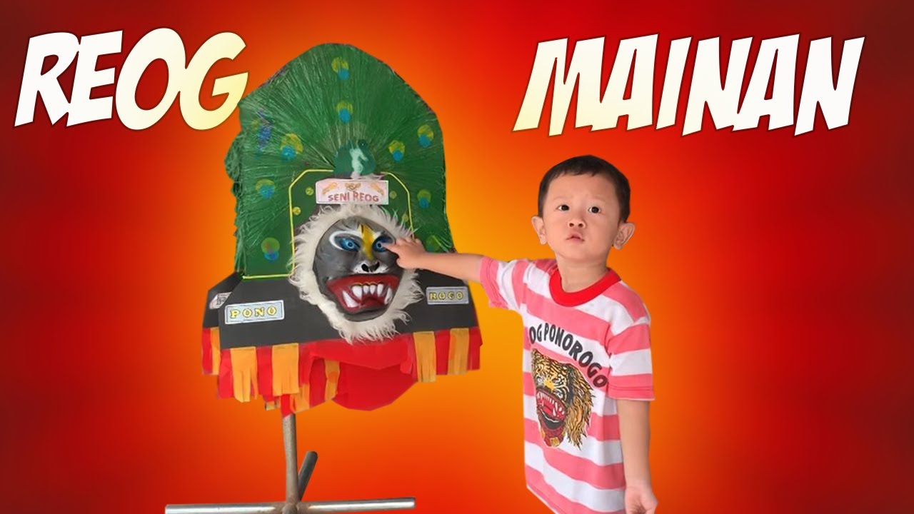 Azka Ganong Beli Reog Cilik Mainan Lucu