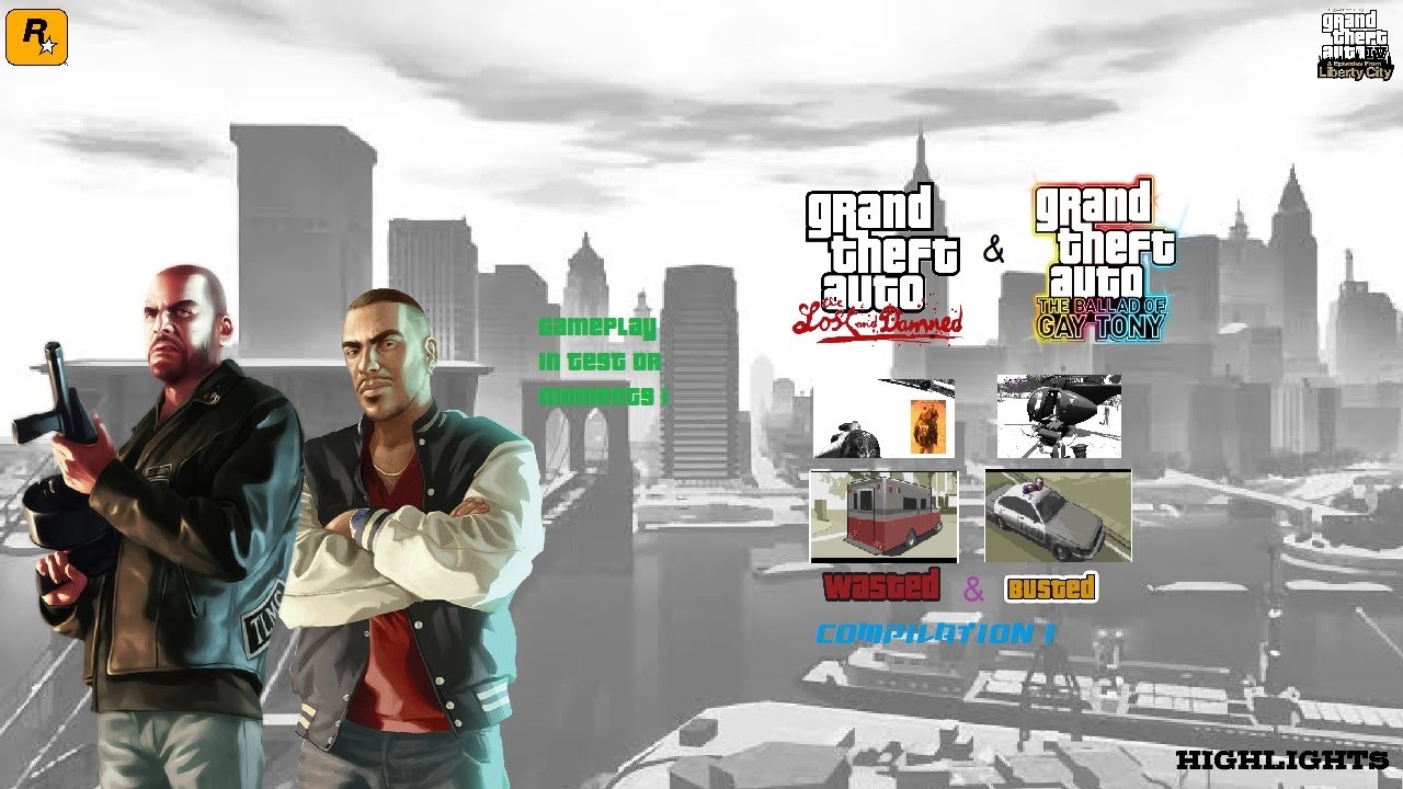 GTA 4 EFLC GAMEPLAY in test - Wasted & Busted Compilation 2 [HD]