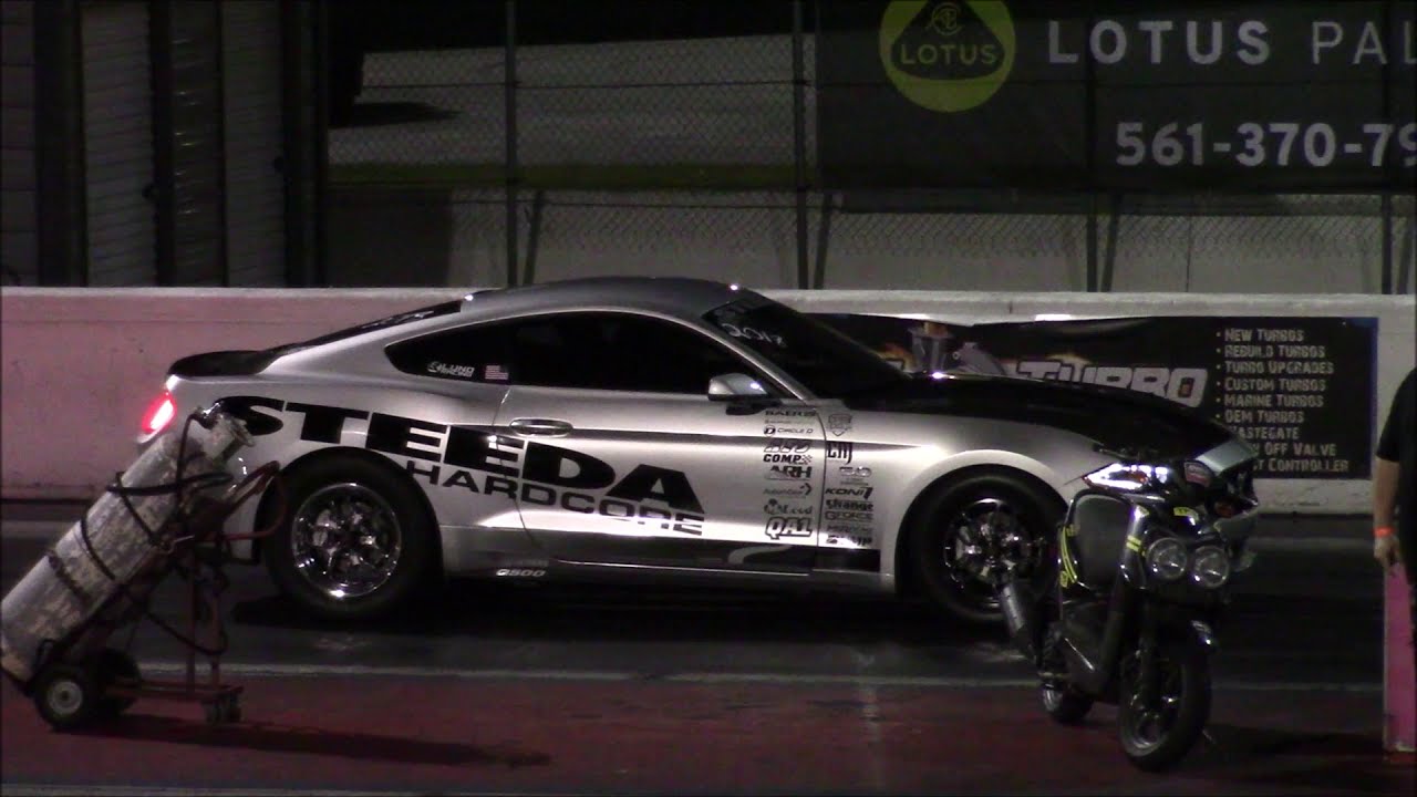 Naturally Aspirated Mustang GT vs Dodge Demon & Went 9.7 at 141.2 MPH - New Record?