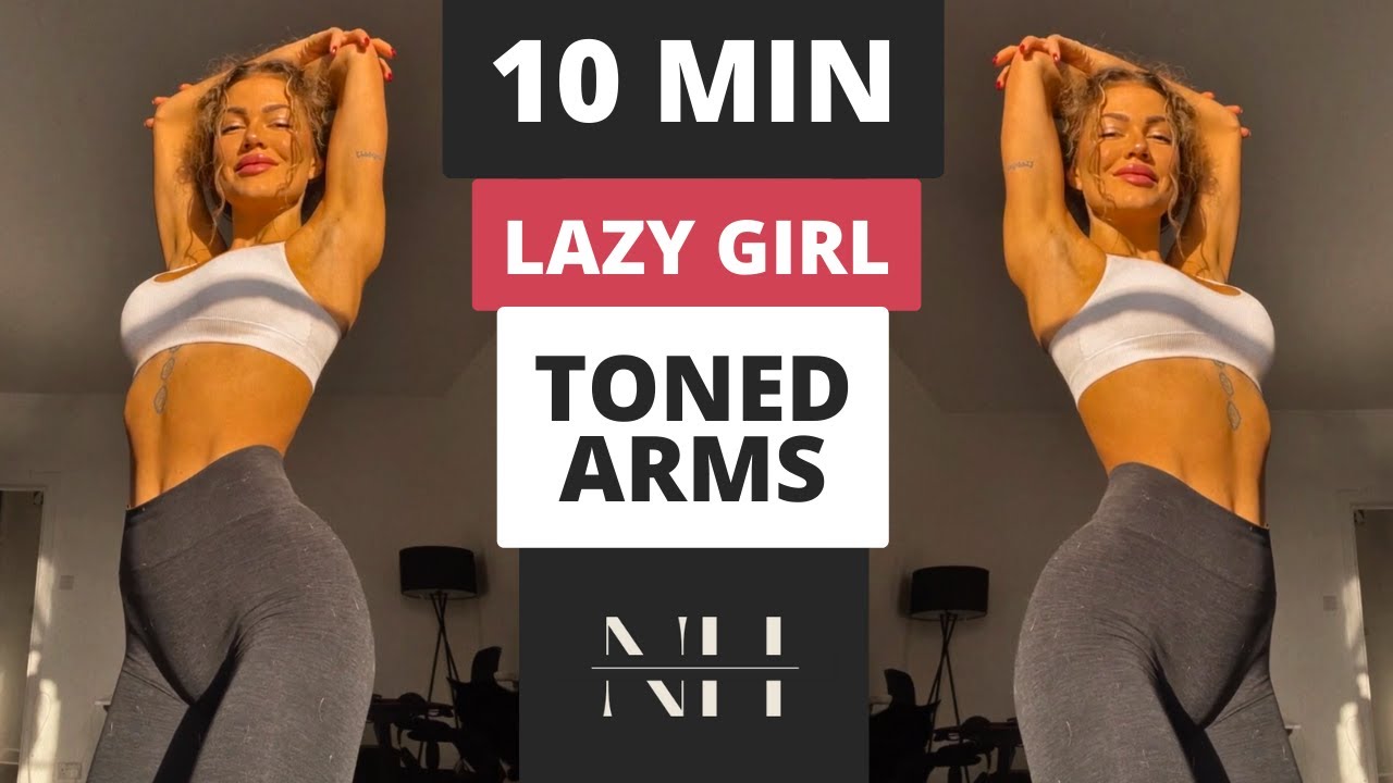 10 Min Lazy Girl ARMS TONING Pilates Home Workout for women| No Equipment| No repeat