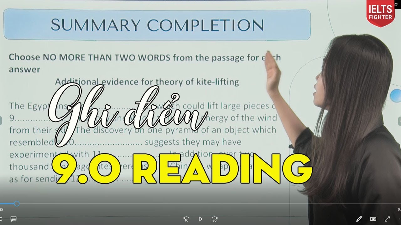 IELTS Reading online - Unit 8: Summary Completion| IELTS FIGHTER