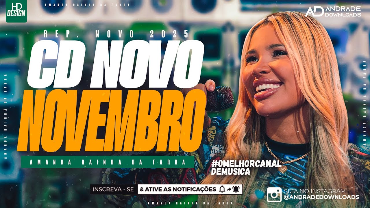 AMANDA RAINHA DA FARRA - NOVEMBRO 2025 - ( MÚSICAS NOVAS ) - @AndradeDownloads​