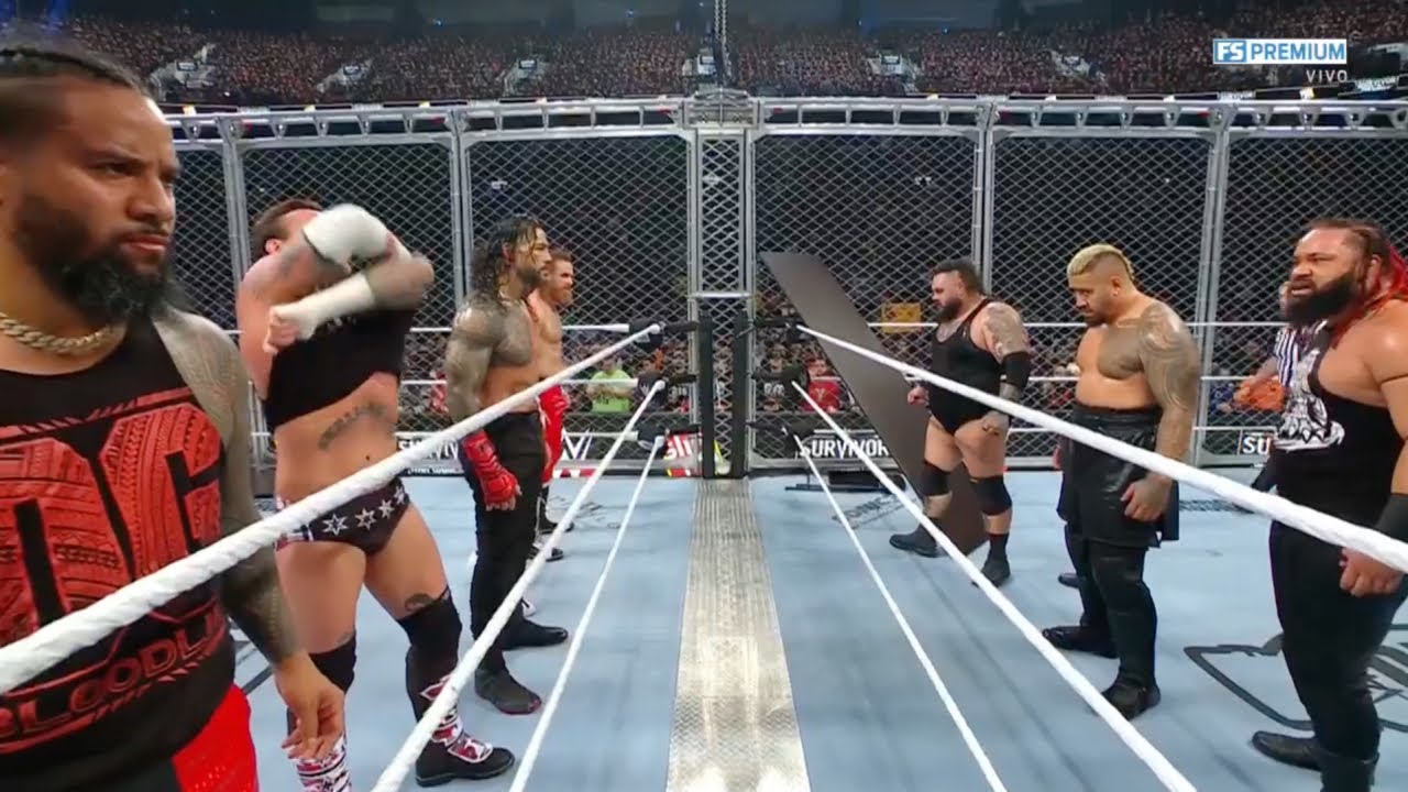 Survivor Series War: equipo de Roman Reigns vs equipo Solo Sikoa  - full match 2024