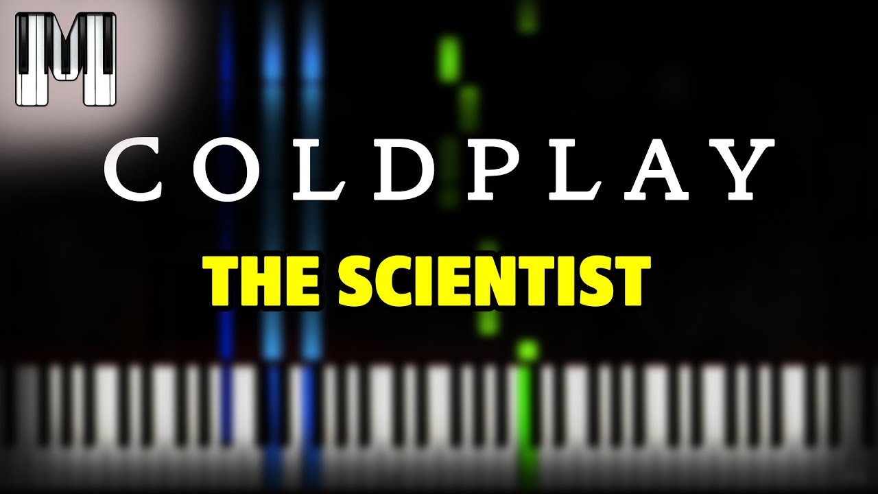 Coldplay - The Scientist Piano Tutorial (FREE Sheet Music + midi) + Synthesia cover