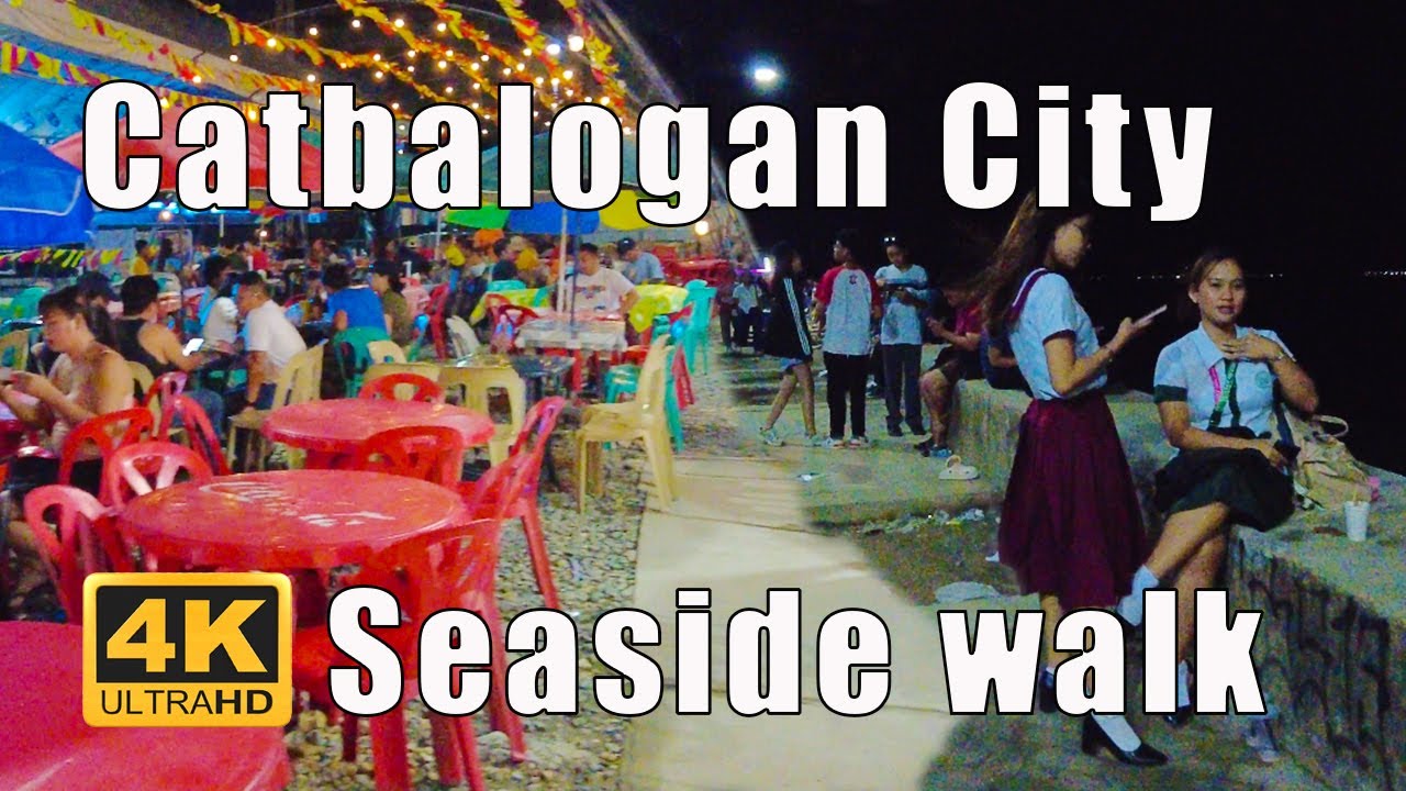 Catbalogan City at Night | Walking Tour 4K | Julanders | Samar | Philippines
