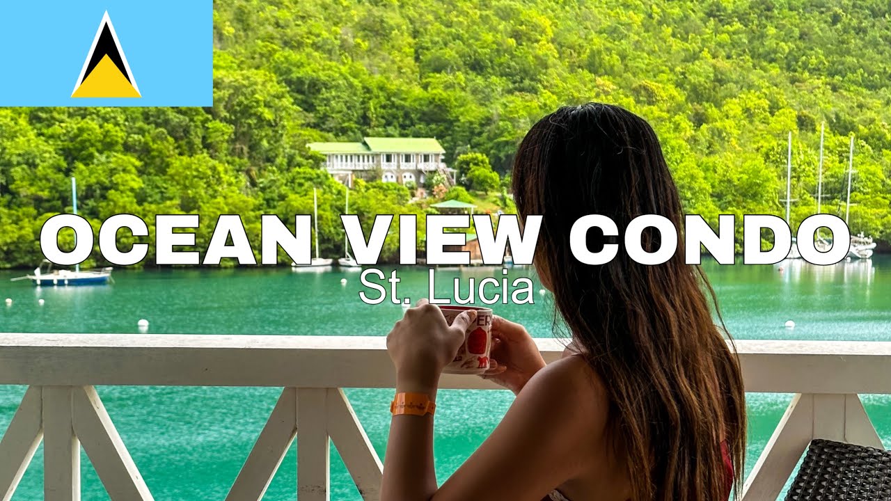 Ocean View Apartment Tour in Marigot Bay, St. Lucia - 4K