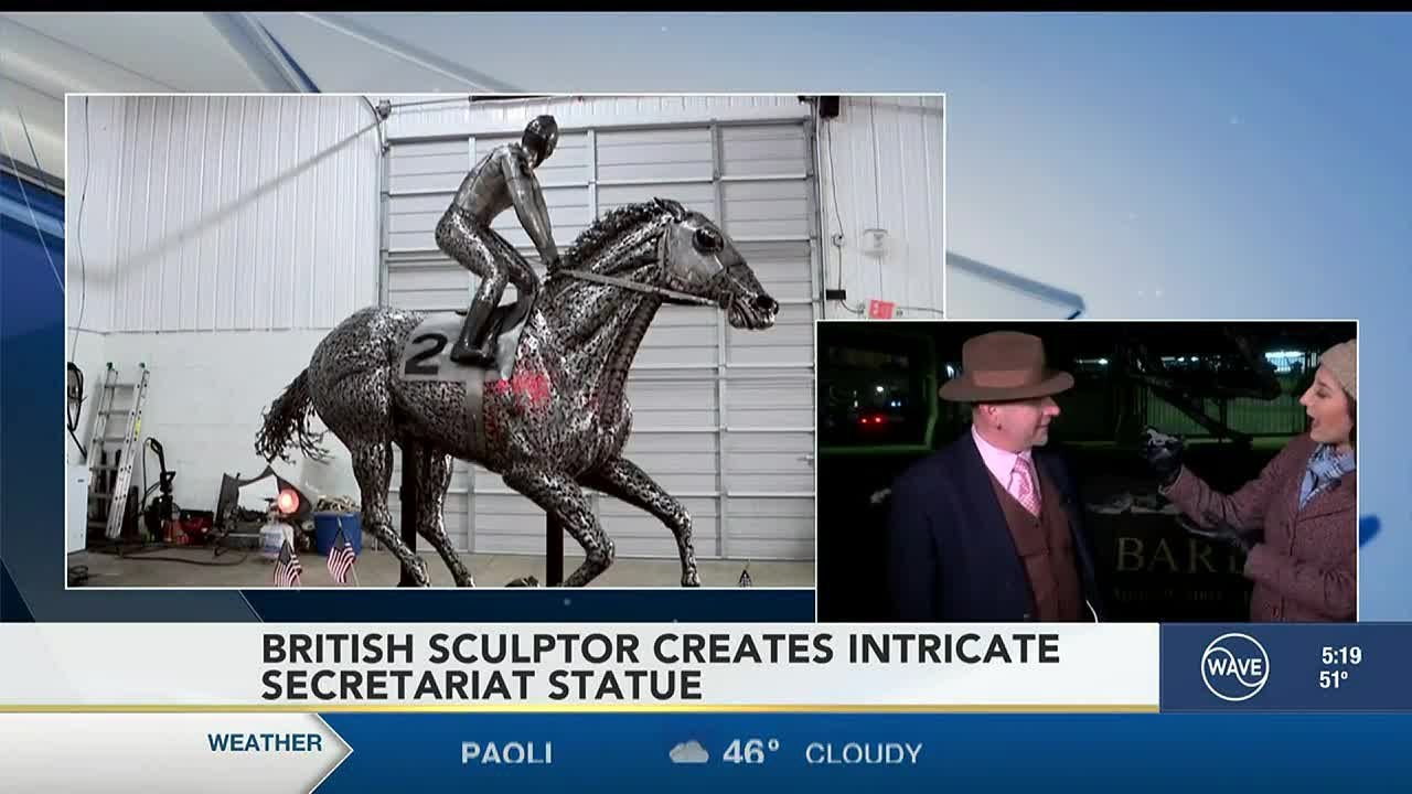 Kentucky farrier uses steel sculpture to honor Secretariat - Part 1