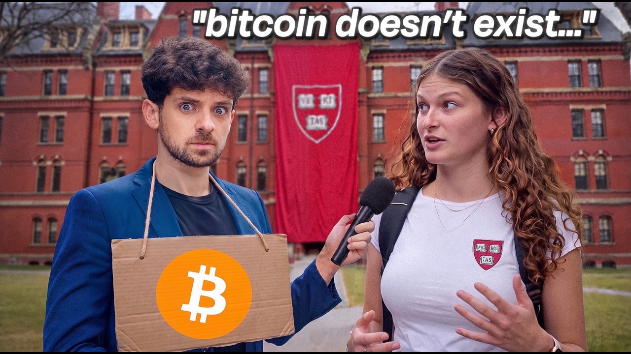 Я опросил 100 студентов Гарварда о биткоине... (теперь я волнуюсь)