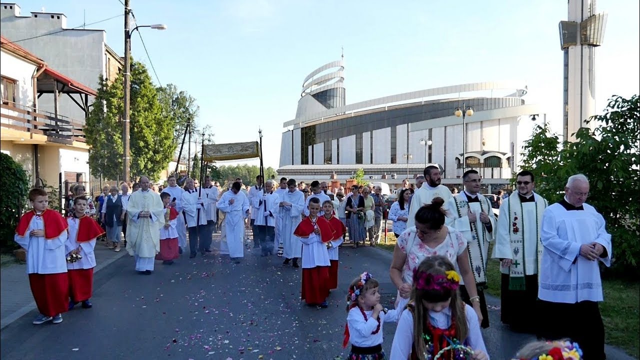 Boże Ciało 2017 -  Parafia N. S. P. J.  Kraków Łagiewniki - Orkiestra Dęta Podstolice