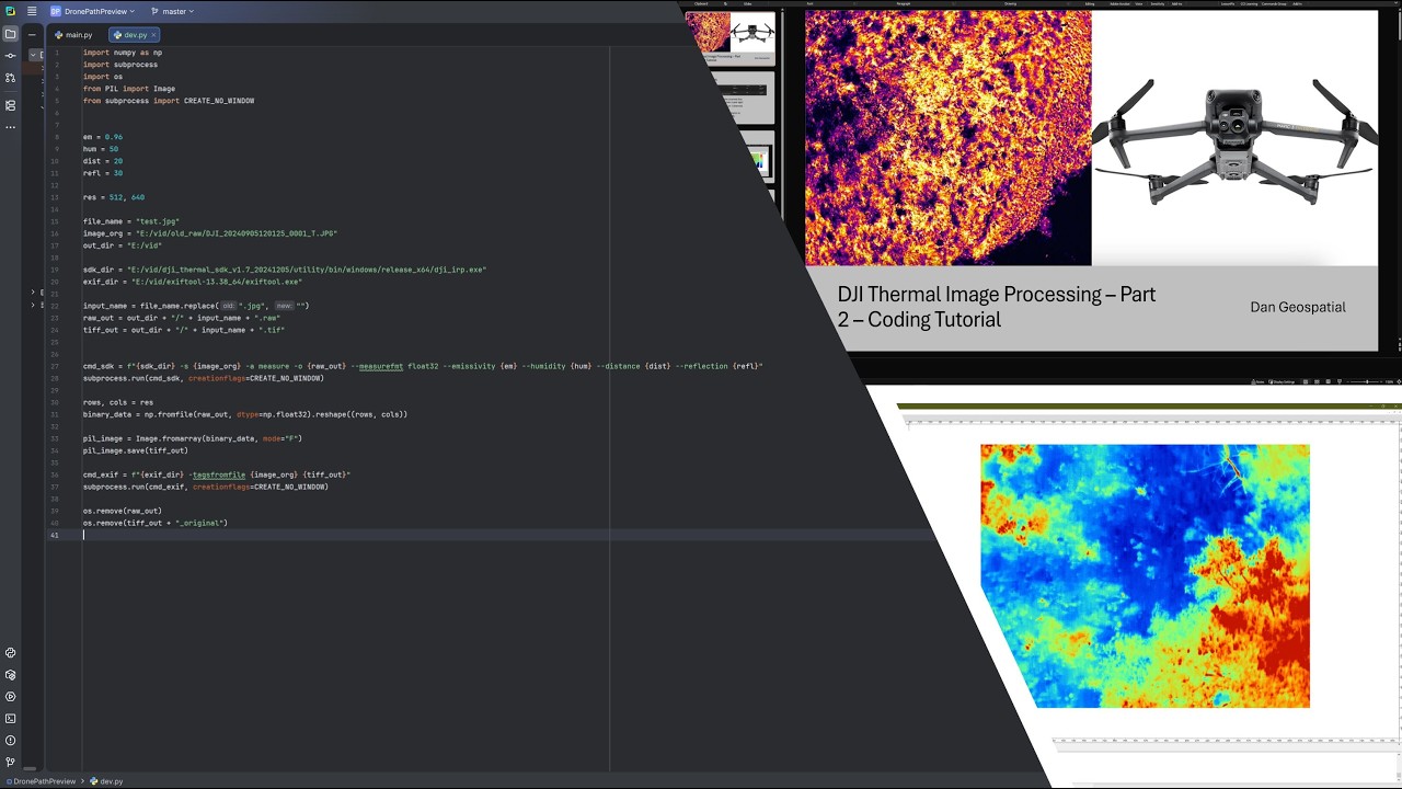 DJI Thermal Image Processing - Part 2 - Python Coding