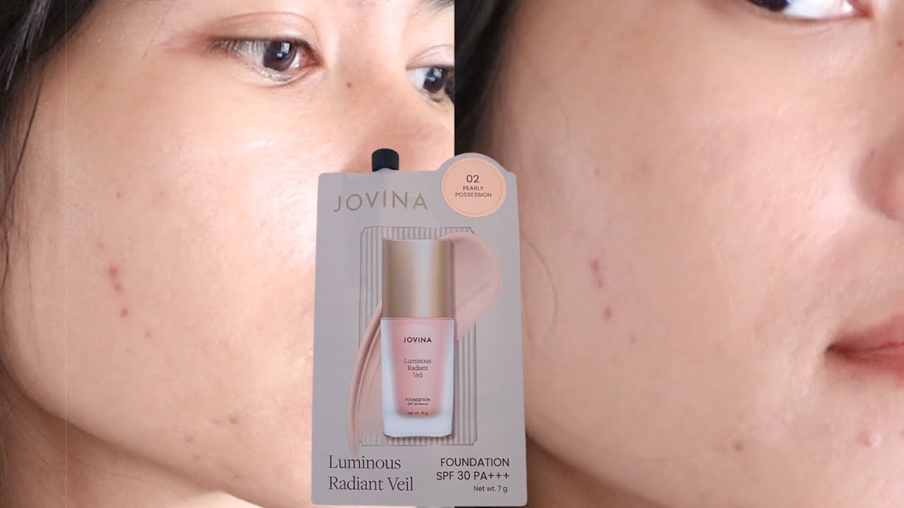 รีวิวรองพื้น Jovina สูตรใหม่ ปกปิด? คุมมัน?