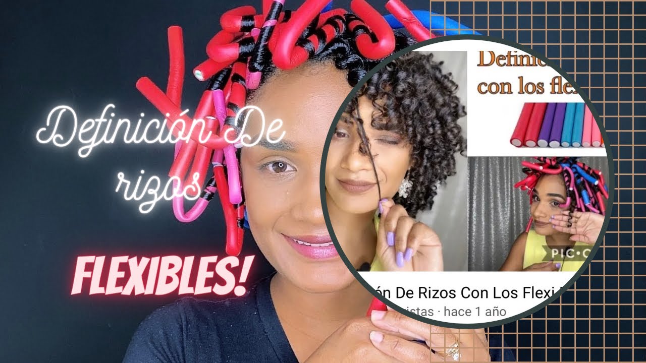 flexi rods Como definir los rizos con flexibles/ flexi Rods #hairstyle