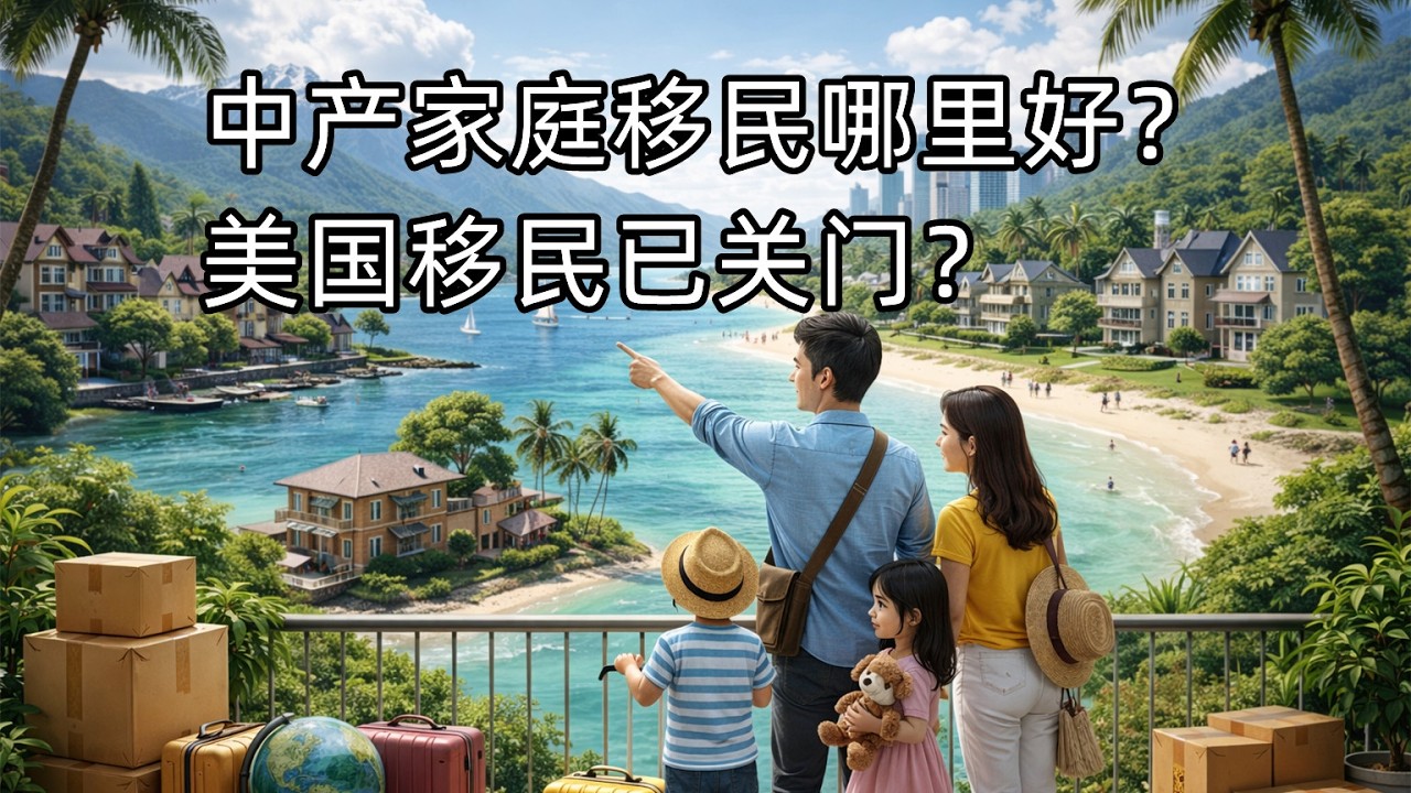 移民美国也许没戏了，中产家庭移居哪里比较靠谱呢？（935期 2026/02/24）