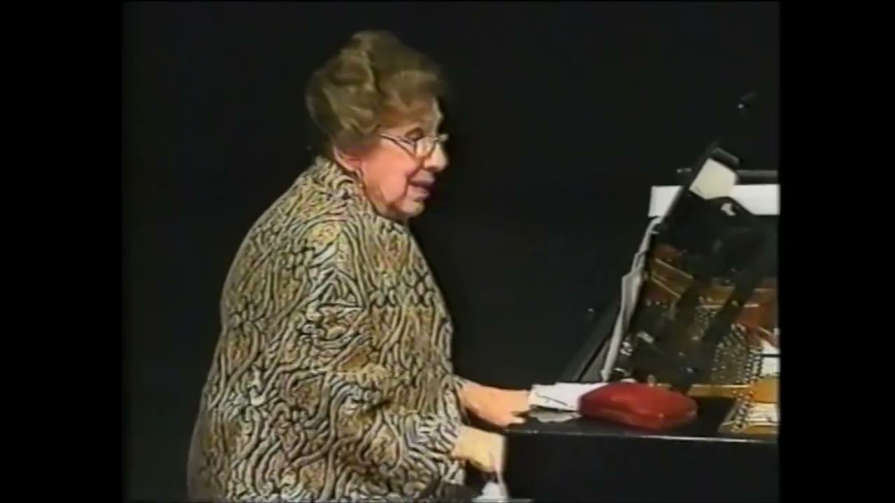 Rosalyn Tureck - Bach recital (Teatro Sistina, Rome, 1996)