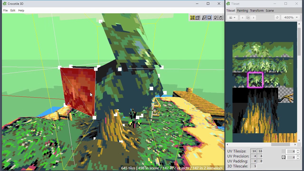 🐊 Crocotile 3D - A tile-based 3d modeling editor!