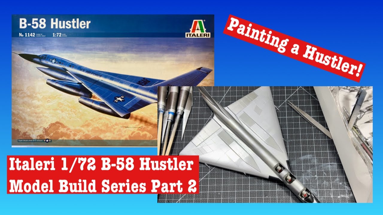 Italeri 1/72 B-58 Hustler Part 2 (Painting)
