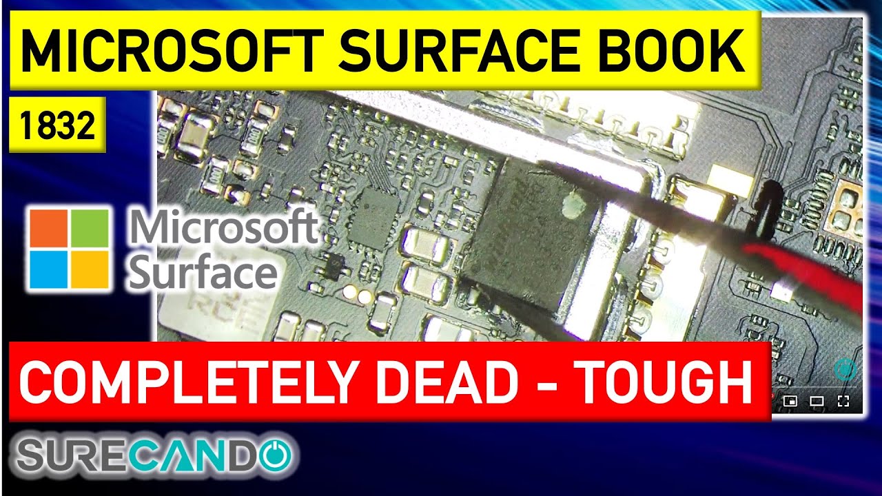 Microsoft Surface Book 2 1832: No Logo, No Power - Uncovering the Mystery in an Inspection!