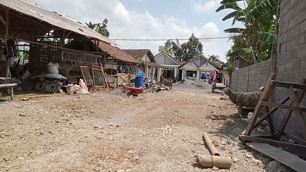 PROSES PEMBANGUNAN KANDANG SAPI #1 (CAK FARM)